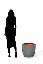 CAPI Groove Planter - Anthracite