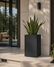 Coro Square High Planter - Charcoal