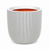 Ivory CAPI Groove Planter 16" – Indoor & Outdoor