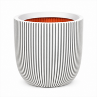 Ivory CAPI Groove Planter 16" – Indoor & Outdoor