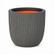 Anthracite CAPI Groove Planter 16" – Indoor & Outdoor