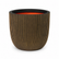 Black & Gold CAPI Groove Planter 16" – Indoor & Outdoor