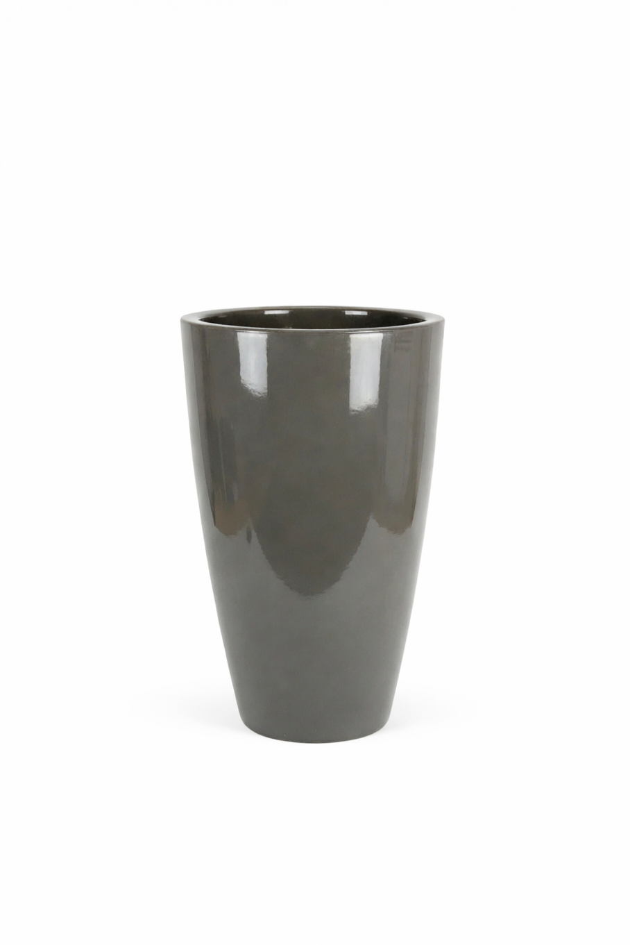 Santorini Anthracite Planter 25.6" Smooth Finish