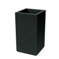 Coro Square High Planter - Charcoal
