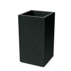 Coro Square High Planter - Charcoal