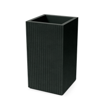 Coro Square High Planter - Charcoal