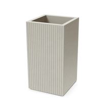 Coro Square High Planter - Sand