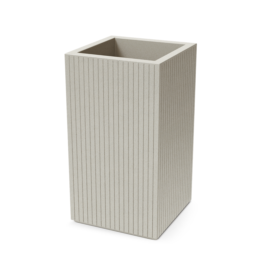 Coro Square High Planter - Sand