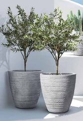 Defora Round Planter - Charcoal
