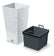Furu Square Planter - White