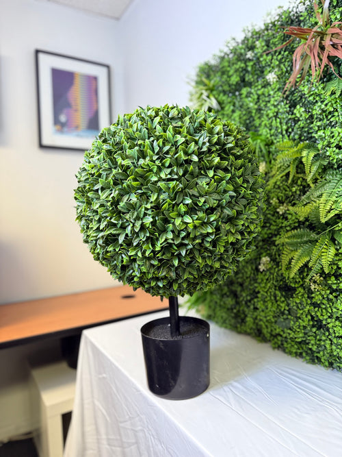 Artificial Plant Milan Ball Topiary 28" Realistic