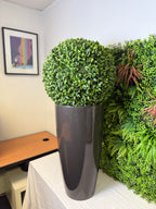 Santorini Anthracite Planter 25.6" Smooth Finish