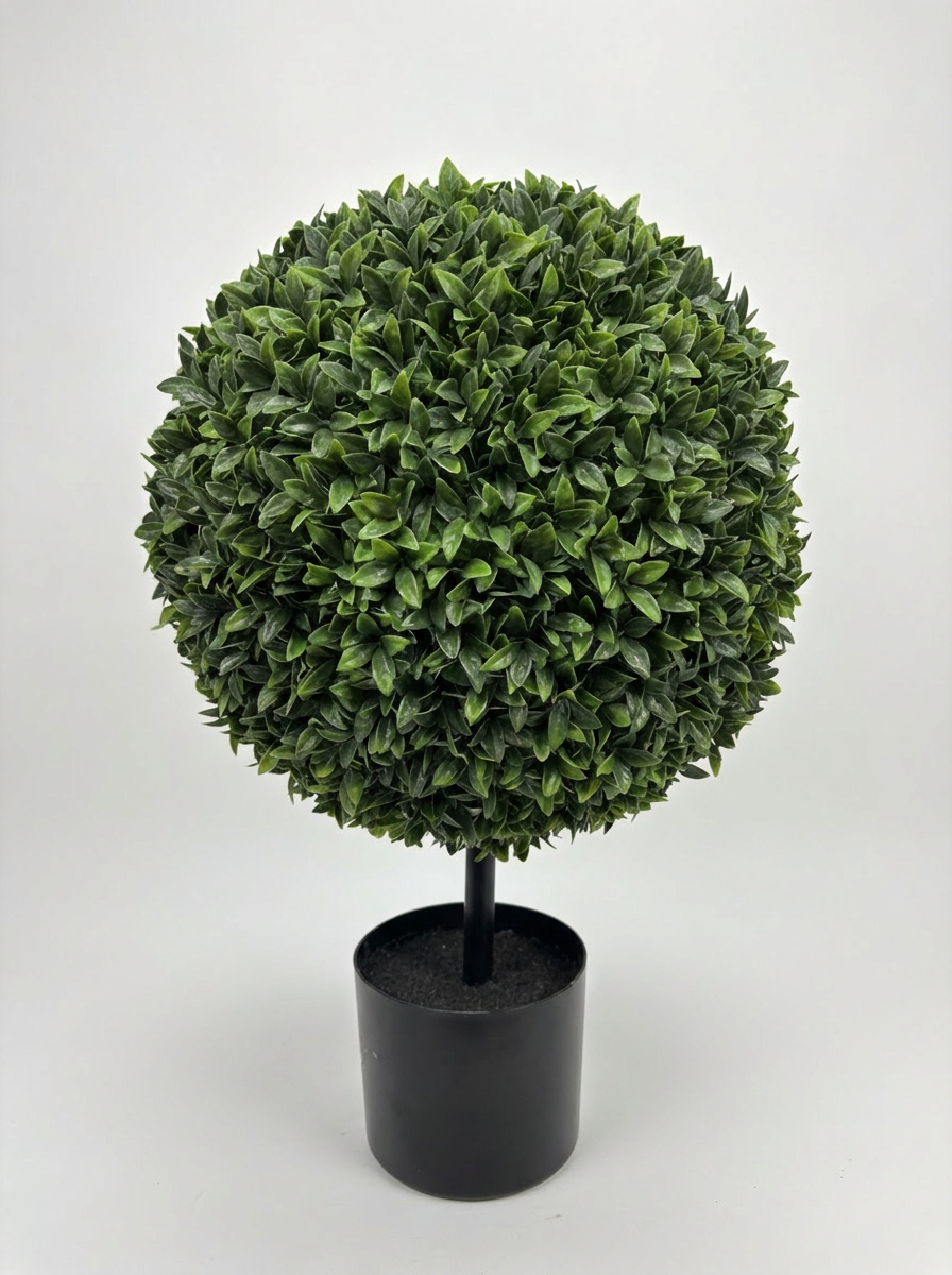 Artificial Plant Milan Ball Topiary 28" Realistic