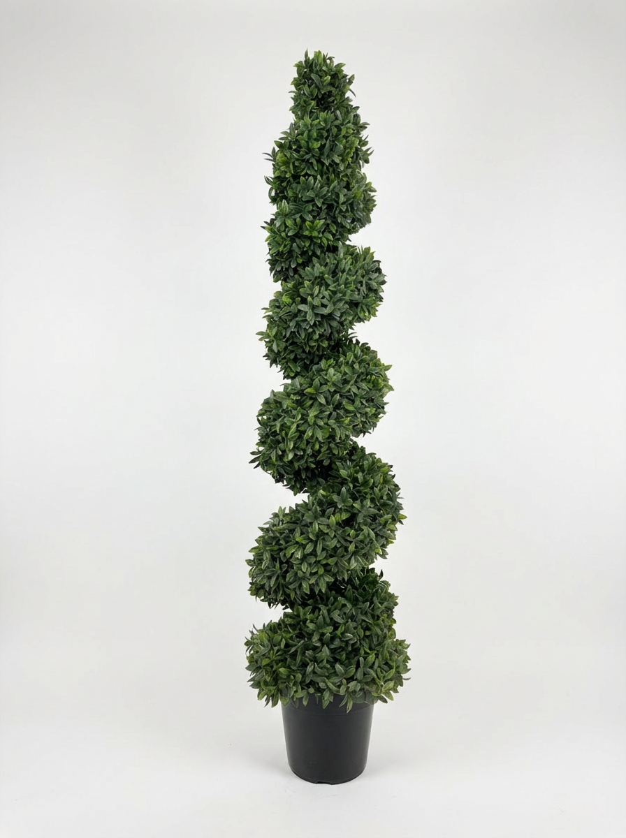 Artificial Plant Spiral Topiary 60" Realistic