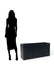 Charcoal Rectangular Fiberglass Planter – 18" Indoor/Outdoor