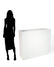 White Rectangular Fiberglass Planter – 36" Indoor/Outdoor
