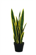 Artificial Plant Sansevieria Yellow 26.3” Realistic