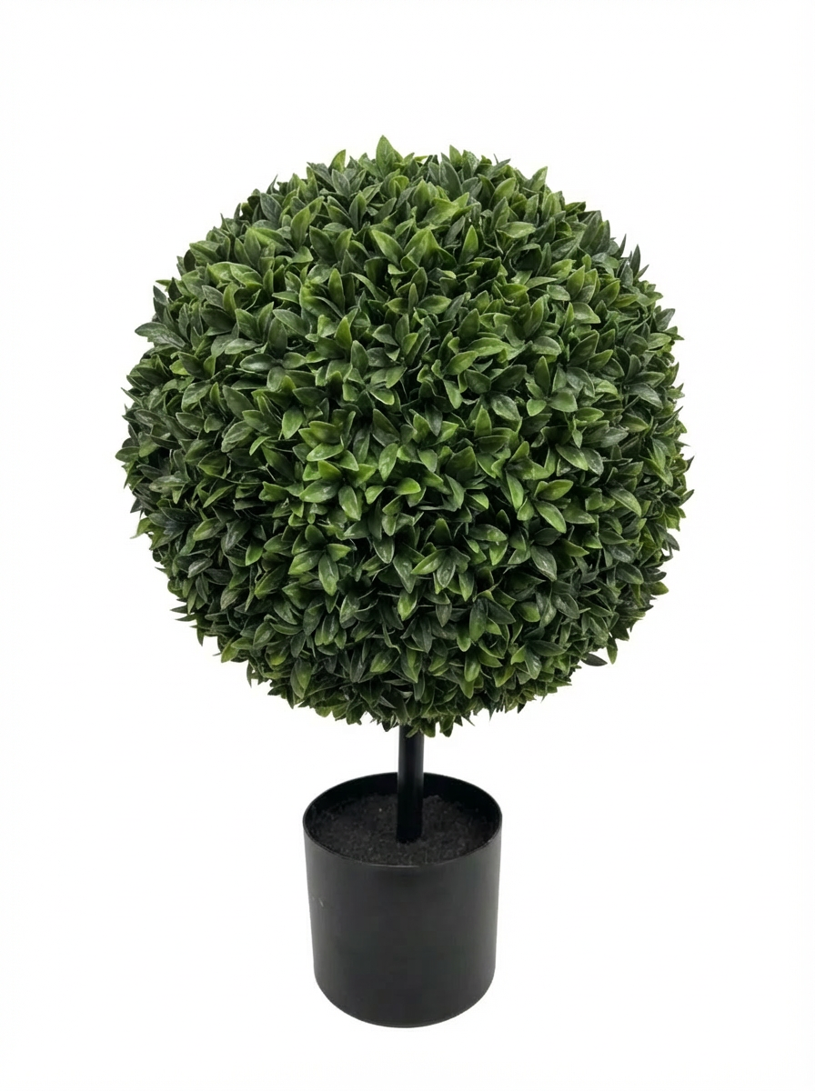 Artificial Plant Milan Ball Topiary 28" Realistic