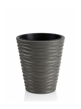 Wave City Medium Planter - Gray