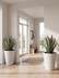Wave City Medium Planter - White