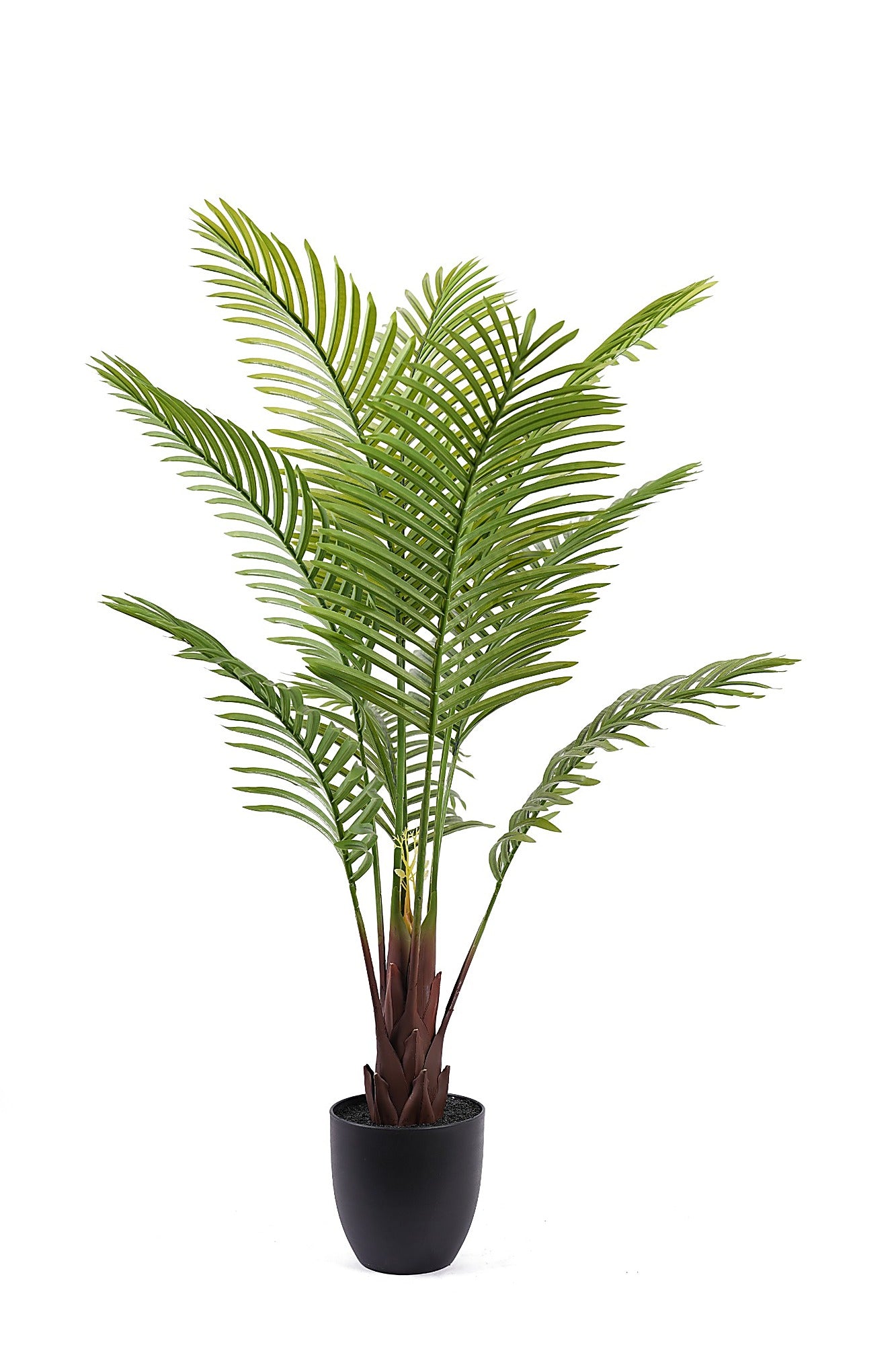 Artificial Areca Palm 51” – Faux Indoor Palm Plant – Tropical Home Decor – UV Protected