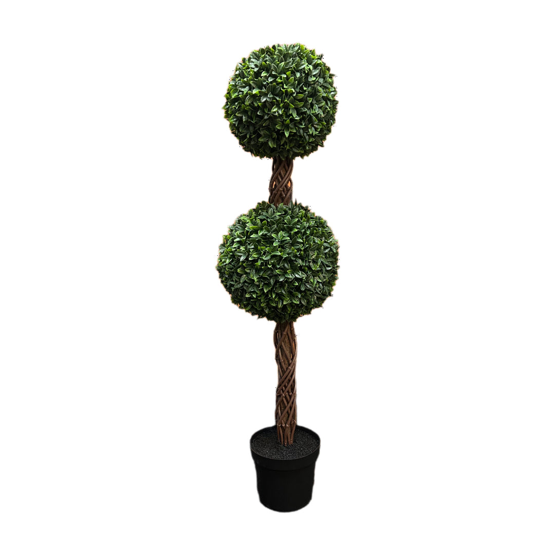 Artificial Plant Double Ball Topiary 48" Realistic