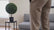 Single Ball Topiary Artificial Plant - Green