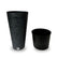 Furu Round Planter - Black