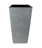 Prominent Concrete-Look Square Planter – 30" Smooth Design