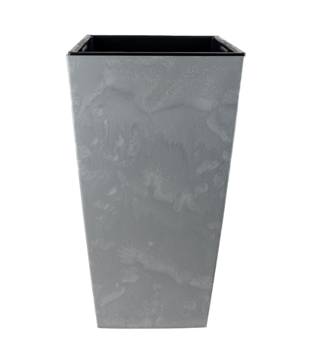 Prominent Concrete-Look Square Planter – 30" Smooth Design